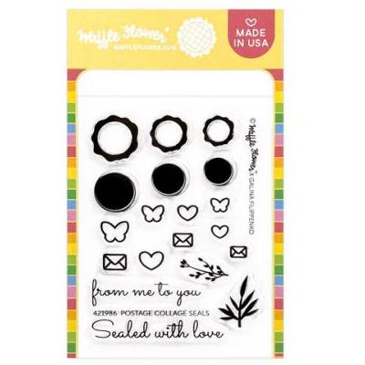 Waffle Flower Stempel - Postage Collage Mini Seals